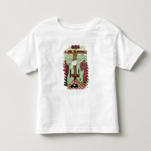 T-shirt Pour Les Tous Petits Icône dépeignant la crucifixion avec la Vierge