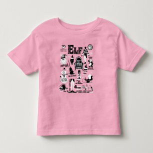 T-shirt Pour Les Tous Petits Icônes d'elfe et citations de films Costume de béb
