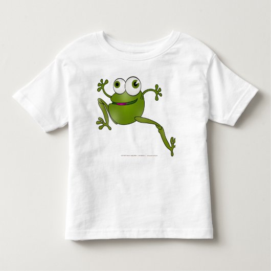 T-shirt Pour Les Tous Petits Ide Zmija Zaba - serpent fonctionnant - grenouille (Devant)