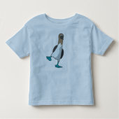 T-shirt Pour Les Tous Petits idiot aux pieds bleu (Devant)