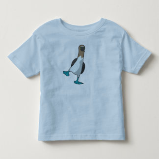 T-shirt Pour Les Tous Petits idiot aux pieds bleu