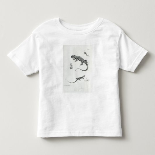 T-shirt Pour Les Tous Petits Iguane décalé (Devant)