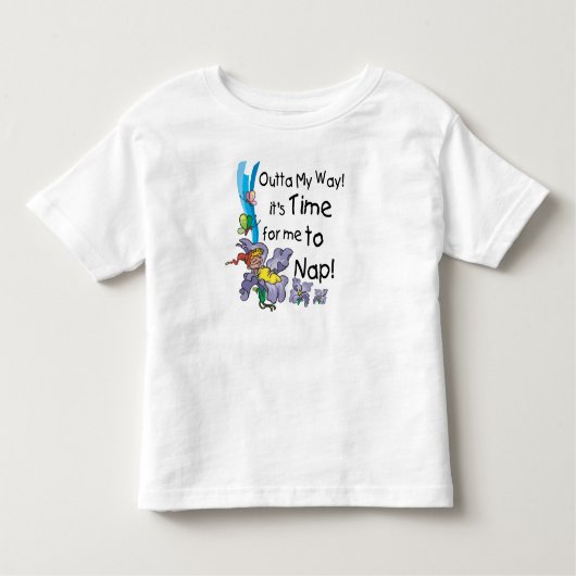 T-shirt Pour Les Tous Petits Il est temps de faire une sieste (Devant)