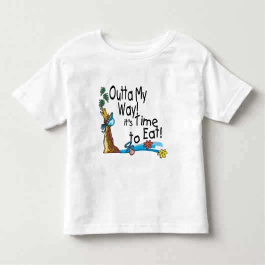T-shirt Pour Les Tous Petits Il est temps de manger 2 (Devant)