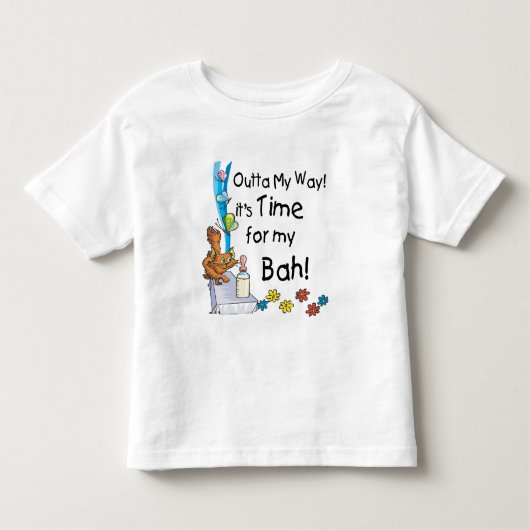 T-shirt Pour Les Tous Petits Il est temps pour My Bah (Devant)