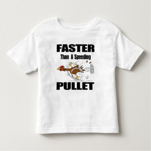 T-shirt Pour Les Tous Petits Illustration amusante de poulet cool