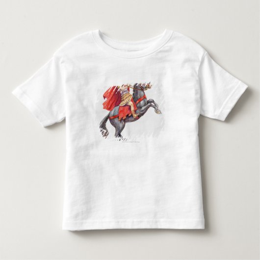 T-shirt Pour Les Tous Petits Illustration d'Alexandre le grand (Devant)