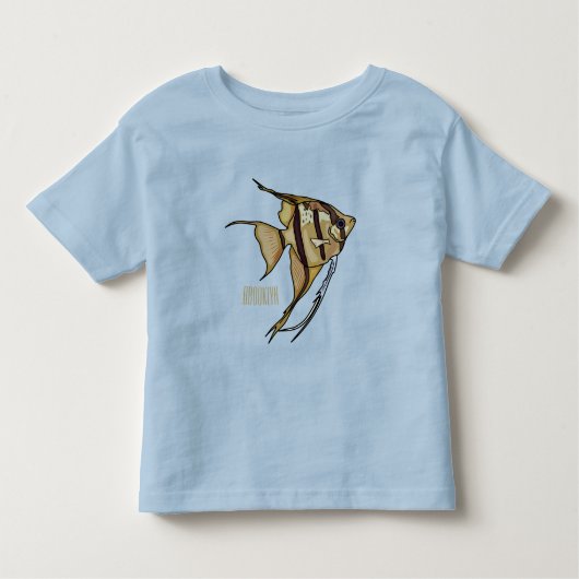 T-shirt Pour Les Tous Petits Illustration d'angelfish (Devant)