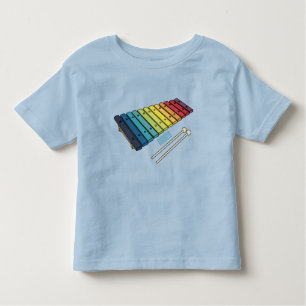 T-shirt Pour Les Tous Petits Illustration de bande dessinée en Xylophone