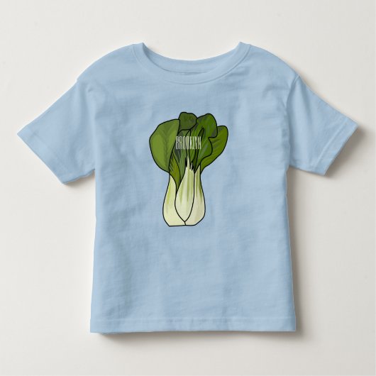 T-shirt Pour Les Tous Petits Illustration de Bok choy (Devant)