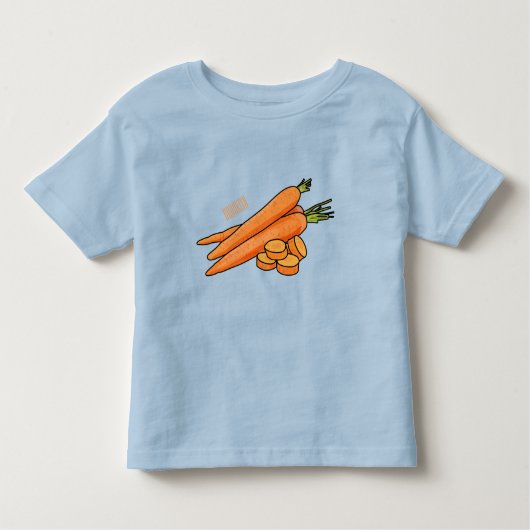 T-shirt Pour Les Tous Petits Illustration de carotte (Devant)