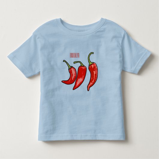 T-shirt Pour Les Tous Petits Illustration de chili (Devant)