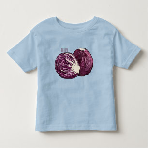 T-shirt Pour Les Tous Petits Illustration de chou rouge