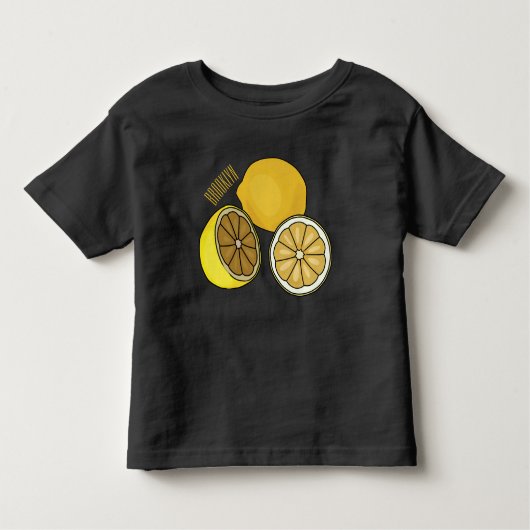 T-shirt Pour Les Tous Petits Illustration de citron (Devant)