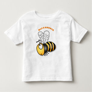 T-shirt Pour Les Tous Petits Illustration de dessin animé d'abeilles joyeux