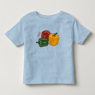 T-shirt Pour Les Tous Petits illustration de dessin animé de poivron