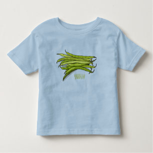T-shirt Pour Les Tous Petits Illustration de haricots verts