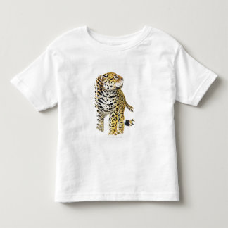 T-shirt Pour Les Tous Petits Illustration de Jaguar avec la tête dans le profil