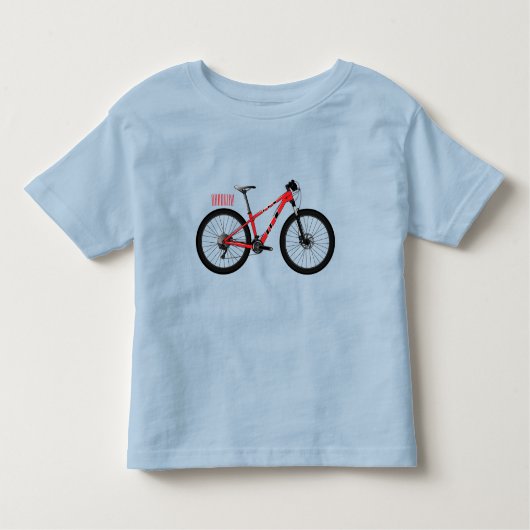 T-shirt Pour Les Tous Petits Illustration de la bande dessinée de vélo (Devant)