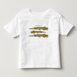 T-shirt Pour Les Tous Petits Illustration de l'alligator garfish