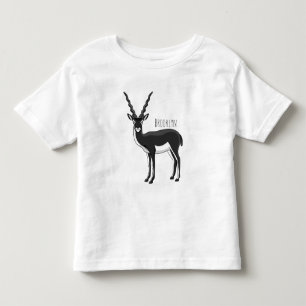 T-shirt Pour Les Tous Petits Illustration de l'antilope Blackbuck