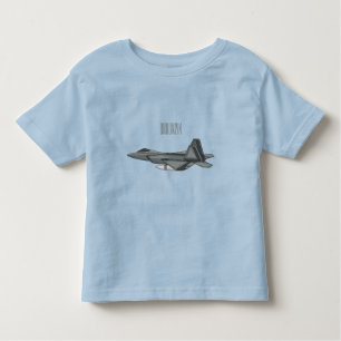 T-shirt Pour Les Tous Petits Illustration de l'avion de chasse