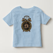 T-shirt Pour Les Tous Petits Illustration de l'horloge d'alarme (Devant)