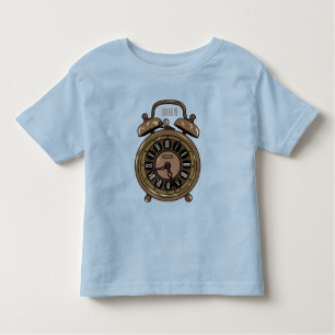 T-shirt Pour Les Tous Petits Illustration de l'horloge d'alarme