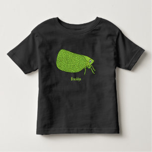 T-shirt Pour Les Tous Petits Illustration de l'insecte de la trémie verte mûre