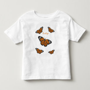 T-shirt Pour Les Tous Petits Illustration de papillon monarque