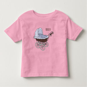 T-shirt Pour Les Tous Petits Illustration de poussette