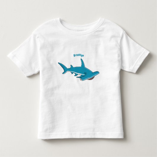 T-shirt Pour Les Tous Petits Illustration de requin marteau (Devant)