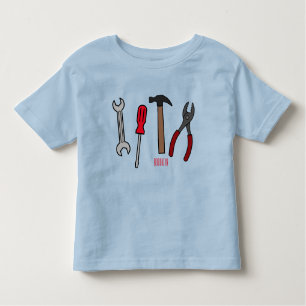 T-shirt Pour Les Tous Petits Illustration des outils de menuiserie