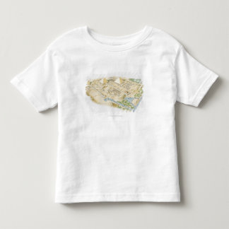 T-shirt Pour Les Tous Petits Illustration des pyramides de Gizeh