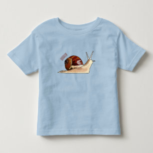 T-shirt Pour Les Tous Petits Illustration d'escargot