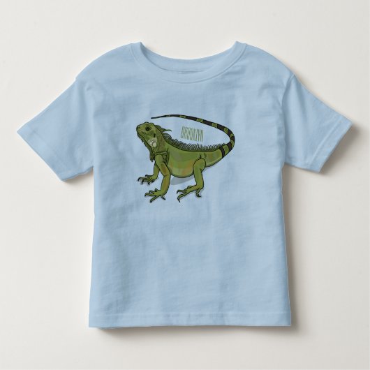 T-shirt Pour Les Tous Petits Illustration d'Iguana (Devant)