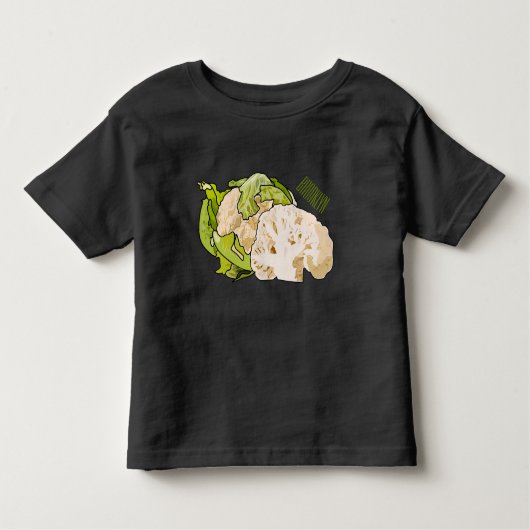 T-shirt Pour Les Tous Petits Illustration du chou-fleur (Devant)