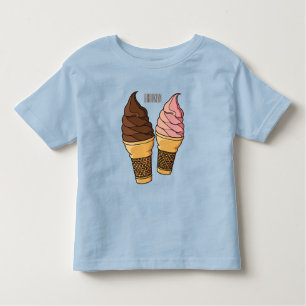T-shirt Pour Les Tous Petits Illustration du cône de crème glacée