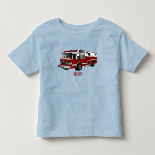 T-shirt Pour Les Tous Petits Illustration du moteur à incendie