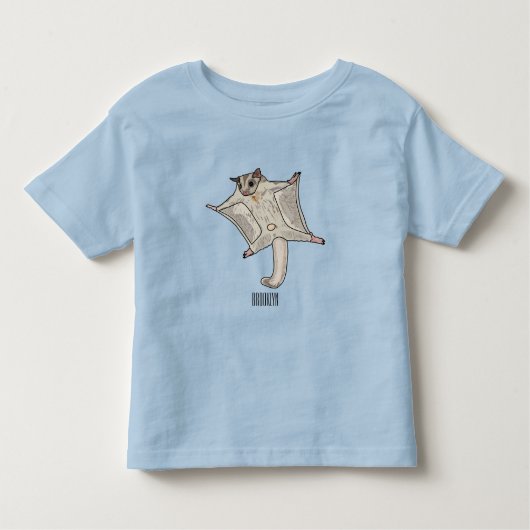 T-shirt Pour Les Tous Petits Illustration du planeur à sucre (Devant)