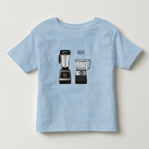 T-shirt Pour Les Tous Petits Illustration du processeur et du mixeur alimentair