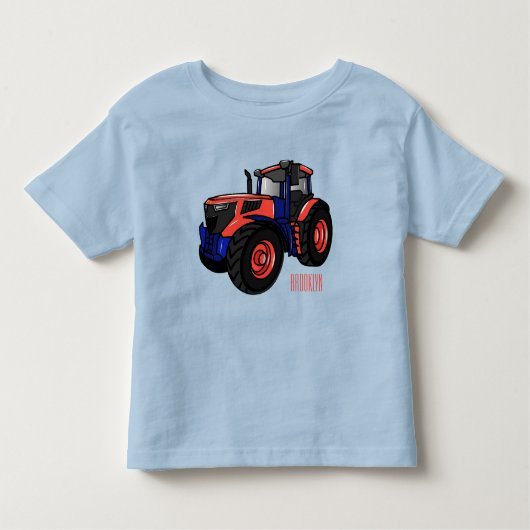 T-shirt Pour Les Tous Petits Illustration du tracteur (Devant)