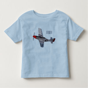 T-shirt Pour Les Tous Petits Illustration d'un avion de chasse-bombardier