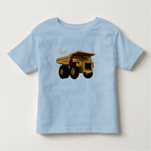 T-shirt Pour Les Tous Petits Illustration d'un camion à grande échelle