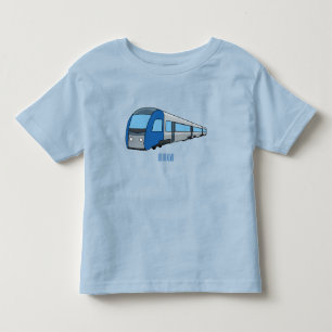 T-shirt Pour Les Tous Petits Illustration d'un train électrique