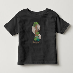 T-shirt Pour Les Tous Petits Illustration d'une anteure de pangolin mignonne