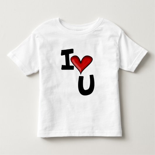 T-shirt Pour Les Tous Petits ilovu (Devant)