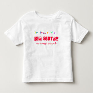 T-shirt Pour Les Tous Petits Im allant être une grande soeur !