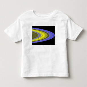 T-shirt Pour Les Tous Petits image de Faux-couleur des anneaux de Saturn