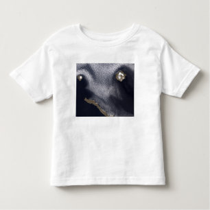 T-shirt Pour Les Tous Petits Image satellite de l'île de Semisopochnoi